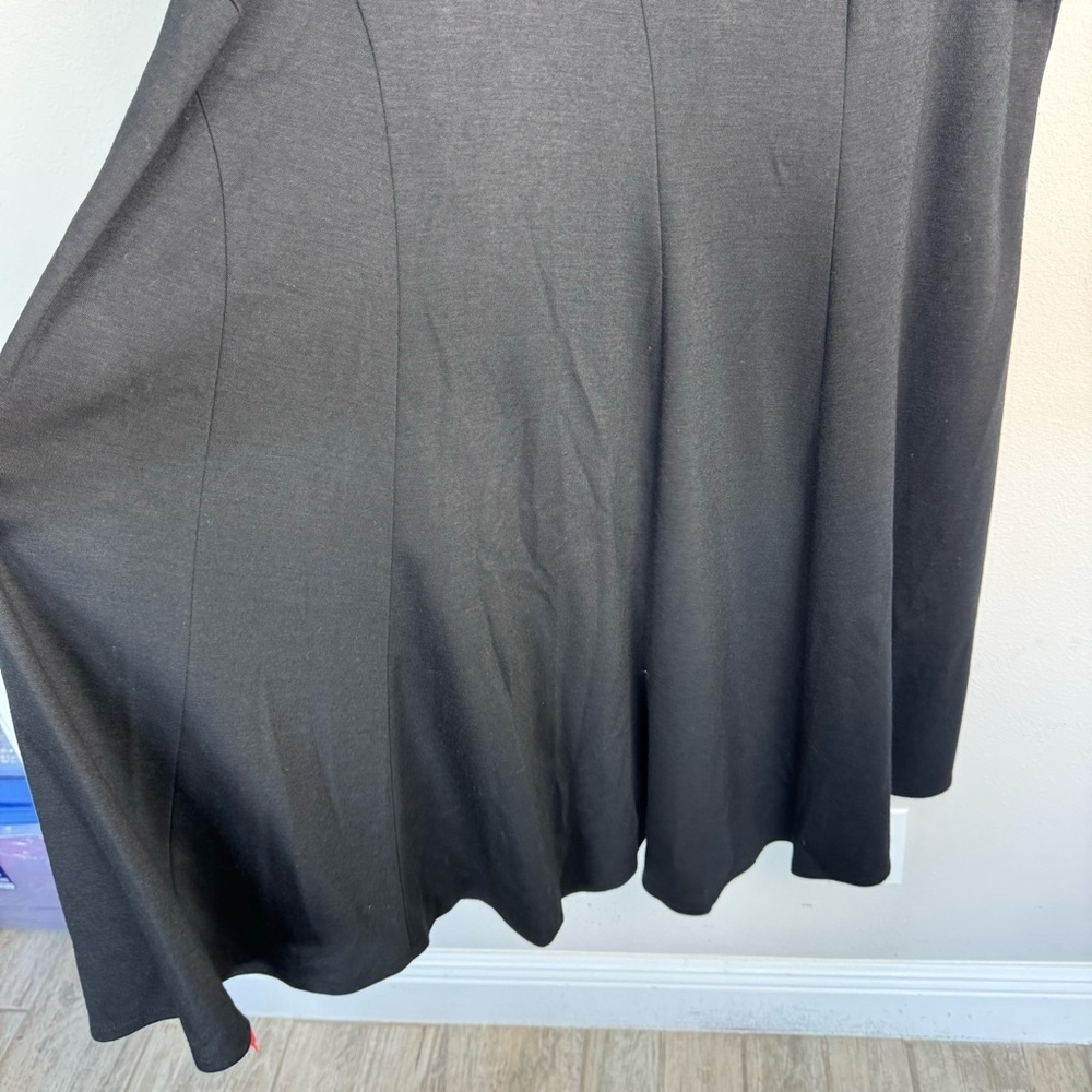 NWT Lafayette 148 black wool midi short sleeve dress size 3X - Picture 6 of 14
